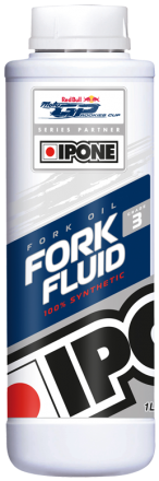 Ulei de furca ipone fork fluid 3 100% sintetic fork oil 3w, 1l